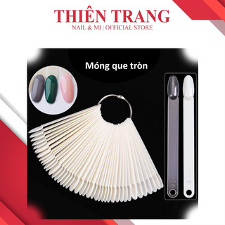 Móng que tròn học nail - Móng que bầu tập sơn vẽ , Set móng que tròn chuyên dụng ngành nail