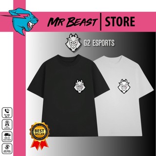 Áo Thun unisex form rộng in logo G2 Esport Liên Minh Huyền Thoại team LOL | MR BEAST STORE