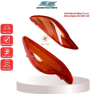 Mica ZHI.PAT kính đèn xi nhan trước xe Wave Alpha 50/100/110 nhựa Pc kỹ thuật có phủ lớp chống trầy
