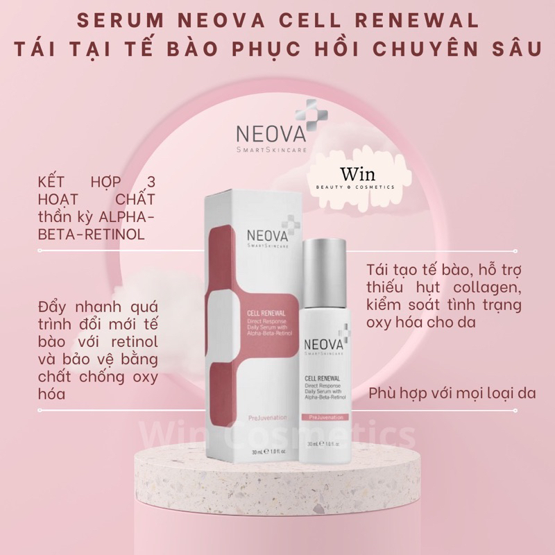 [Hàng Cty] Serum Neova CELL RENEWAL phục hồi chuyên sâu - Wincosmetic
