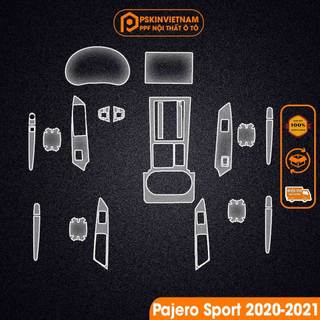Dán PPF trong suốt bảo vệ nội thất xe MITSUBISHI Pajero Sport 2020-2022 T-Home&More