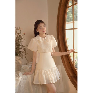 Céleste - váy tơ yếm aline dress