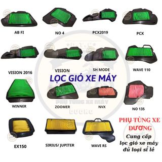 Lọc gió xe Vision 2016 , vision cũ , vision 2020