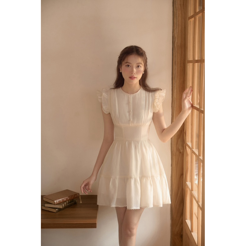 CÉLESTE - Váy tơ Jueni Dress