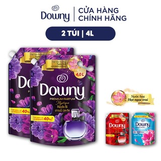 Combo 2 Túi Nước Xả Vải DOWNY Hương Nước Hoa Cao Cấp Túi 4L Hương Đam Mê/ Huyền Bí/ Nắng Mai