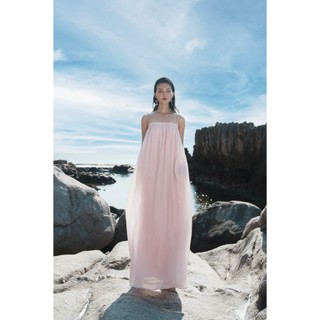 [XÉO XỌ] Đầm Marina Dress chất liệu organza lót lụa tổng hợp dáng suông hai dây đi biển, đi du lịch