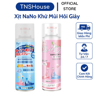 Chai Xịt Khử Mùi Giày Dép NaNo Bạc Xịt Khử Mùi Hôi Chân Nano