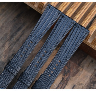 dây da đồng hồ handmade da kì đà gel mờ