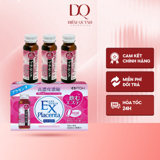 Nước uống collagen ex placenta nhật bản hộp 10 chai x 50ml
