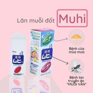 Lăn Muhi trị muỗi và côn trùng cắn
