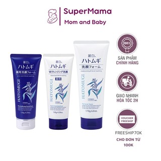 Sữa rửa mặt trắng da Hatomugi Cleansing Foam hạt Ý Dĩ Nhật Bản
