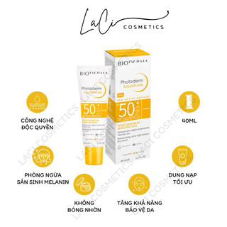 Kem Chống Nắng Bio  Aquafluid Photoderm Max SPF50, Kem chống nắng dành cho da dầu, nhạy cảm 40ML