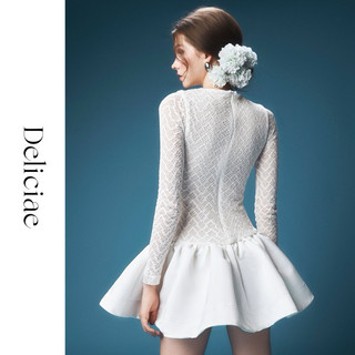 HAZEL DRESS - Đầm ren body phối tùng xoè
