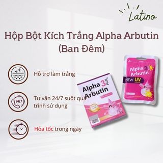 Bột kích dưỡng trắng da body alpha arbutin 3 plus - thái lan