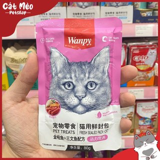 [Pate Wanpy] Pate Cho Mèo Thơm Ngon Gói 80g