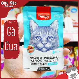 [Pate Wanpy] Pate Cho Mèo Thơm Ngon Gói 80g