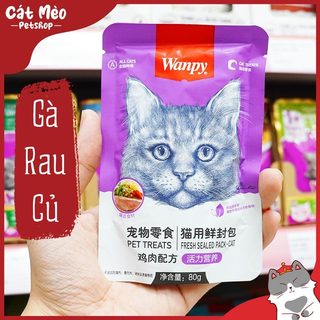 [Pate Wanpy] Pate Cho Mèo Thơm Ngon Gói 80g
