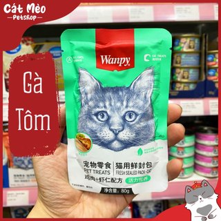[Pate Wanpy] Pate Cho Mèo Thơm Ngon Gói 80g