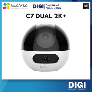 Camera Wifi EZVIZ 2 Mắt C7 DUAL 8MP 2K+ (4MP + 4MP)Trong Nhà Cao Cấp, Xoay 360 Độ - Đàm Thoại 2 Chiều - Bảo Hành 2 Năm