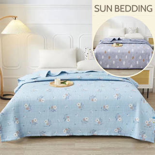 Chăn hè cotton đũi thái lan trần bông mềm mịn