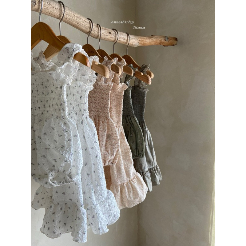|Made in Korea| Suit nhún ngực đáng yêu bé gái Hàn Quốc hãng Anne Shirley (có ảnh thật)