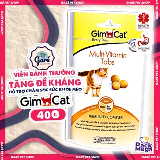 Viên Multi Vitamin Gimcat cho Mèo tăng đề kháng miễn dịch hỗ trợ chức năng thị giác và tim mạch Garé
