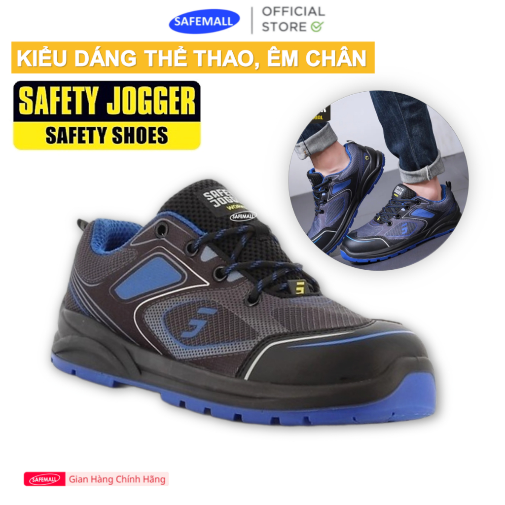 Giày bảo hộ lao động thể thao Safety Jogger Cador cao cấp, giày công trình thời trang - SAFEMALL
