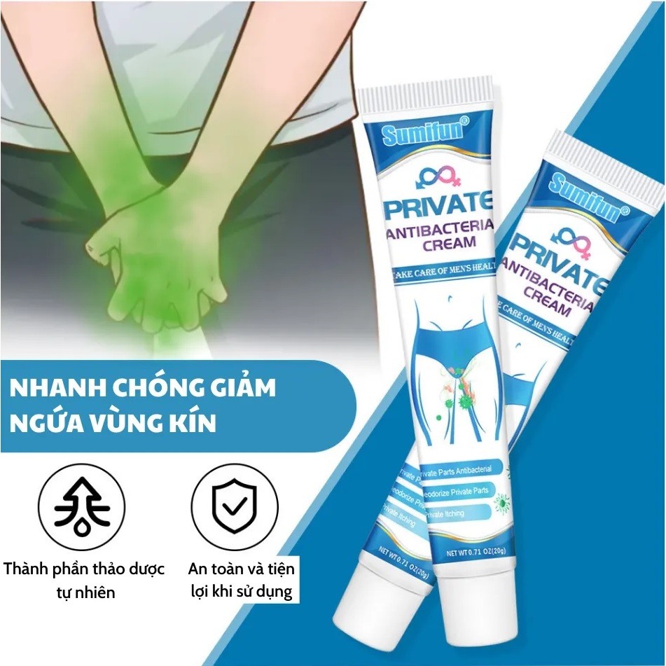 Kem Sumifun Bôi Ngứa Vùng Kín do Nấm, Mụn Sinh Dục, Sùi Mào Gà,...thành phần thảo dược 100%- [CHE TÊN SP KHI GIAO HÀNG]