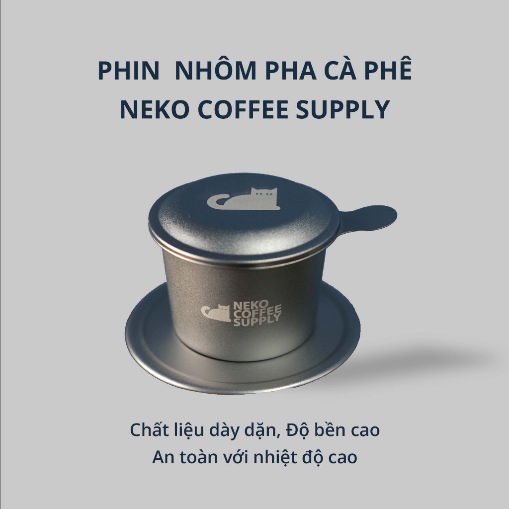Phin pha cà phê nhôm cao cấp Anode hiệu Neko Coffee Supply, phin pha cà phê truyền thống