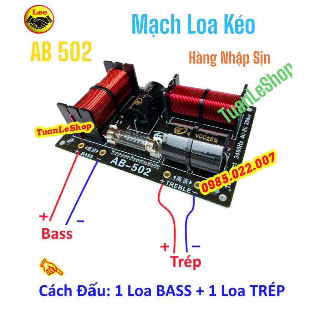 MẠCH LOA  BMB 1 BASS 2 TREP, MẠCH LOA FULL, MẠCH LOA KÉO BASS 50, BASS 40  – GIÁ 01 MẠCH AB502 - MẠCH LOA FULL BASS 30