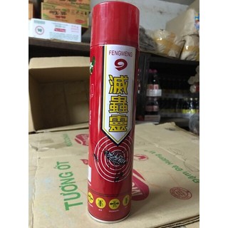 Bình xịt muỗi đỏ số 9 chai 600ml