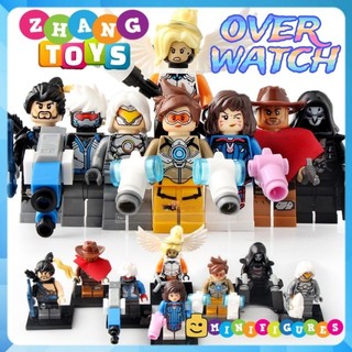 Đồ chơi Xếp hình Over Watch gồm Wihelm Jesse Mccree - Reaper Soldier 76 - Shimada Hanzo Mercy Minifigures Xinh X0230