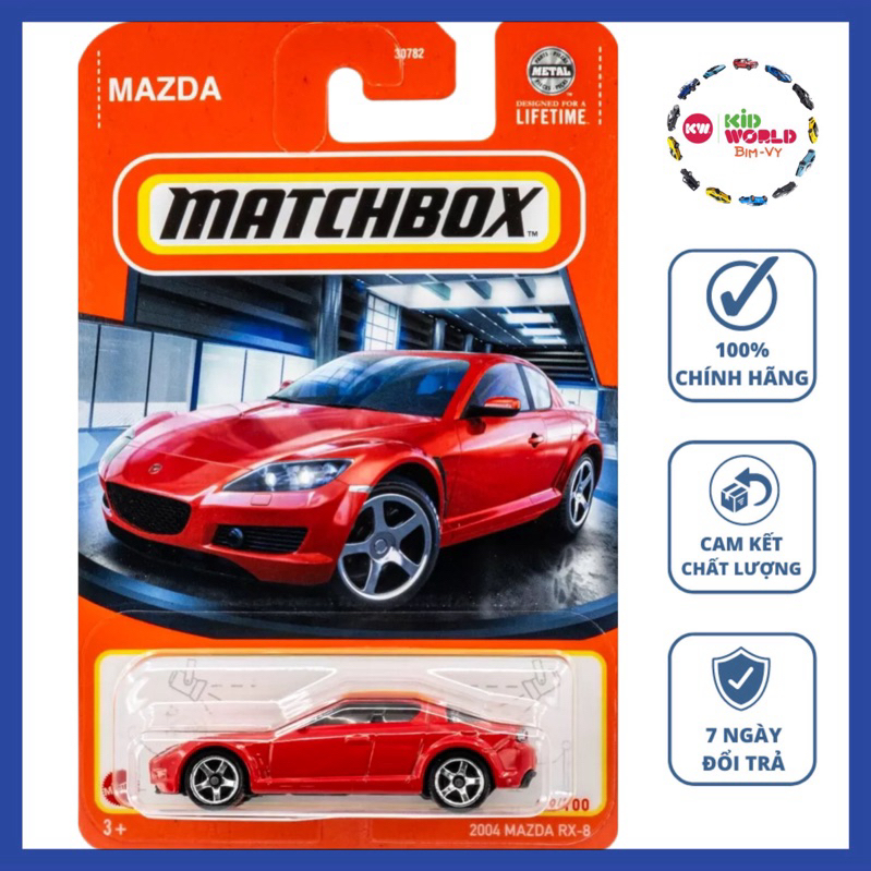 Xe mô hình Matchbox 2004 Mazda RX-8 HVL41.