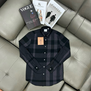 🎊Bản đẹp🔥 Áo sơ mi nam Bubr sọc to đen xám chống nhăn