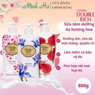 Sữa tắm dưỡng da hương hoa các mùi 800g