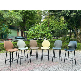 Ghế da quầy bar, lễ tân ( nhắn tin chọn màu)