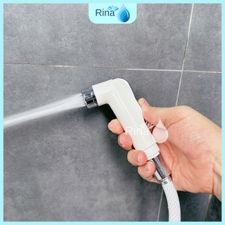 Đầu vòi xịt vệ sinh toilet nhà tắm inox Rina RN08, đầu vòi xịt vệ sinh bồn cầu, tay xịt vệ sinh