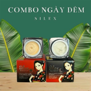 Combo kem dưỡng silex hộp đỏ đen dành cho da mặt ngày và đêm