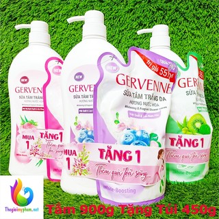 Sữa tắm trắng da hương nước hoa gervenne 900g
