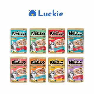 Pate mèo dạng sốt nekko gravy 70g