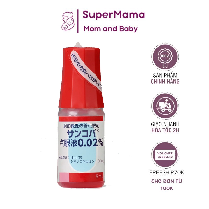 Nhỏ Mắt Cận Sancoba Nhật Bản 5Ml