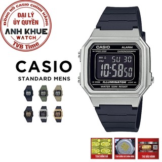 Đồng hồ nam dây nhựa Casio chính hãng W-217 Series (41mm)