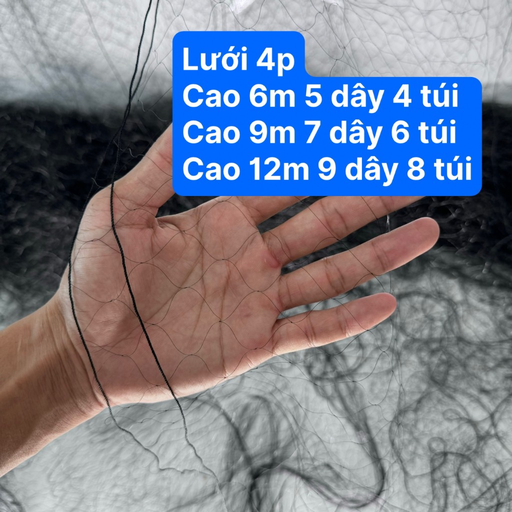 Lưới chim sẻ, lưới chào mào, lưới trao trảo , lưới chim cu tiểu mắt 4 phân - hàng thái lan đã thắt chống gió tàng hình