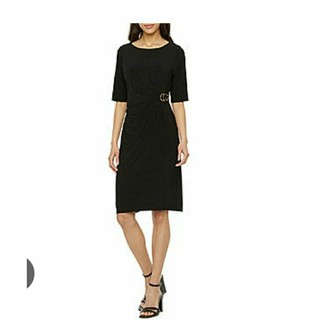 (Size 14) Đầm 2 lớp xuất dư
