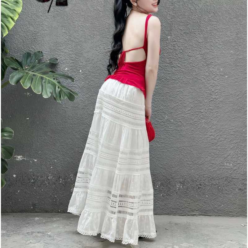 Áo Thun Basic Hở Lưng Phía Sau ( ảnh thật )