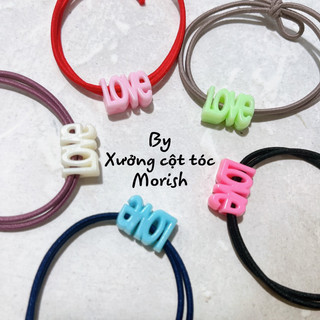 100 chiếc dây cột tóc giá rẻ 6 mã Xưởng cột tóc Morish