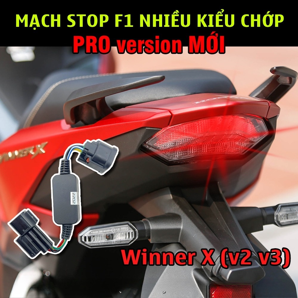 RSX 150 - Winner X - Bộ mạch sẵn giắc zin tạo chớp stop F1 nhiều kiểu + 1 zin - RSX 150 in Malaysia,