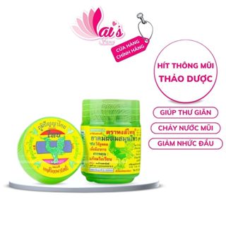 Hũ Hít Thông Mũi Thảo Dược HONGTHAI BRAND Thái Lan Giảm Nghẹt Mũi, Nhức Đầu, Chảy Nước Mũi