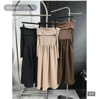 Đầm vintage dáng dài đủ kiểu cách