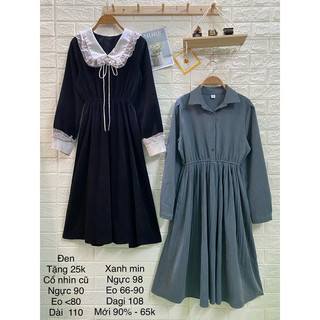 đầm vintage dáng dài đủ kiểu cách
